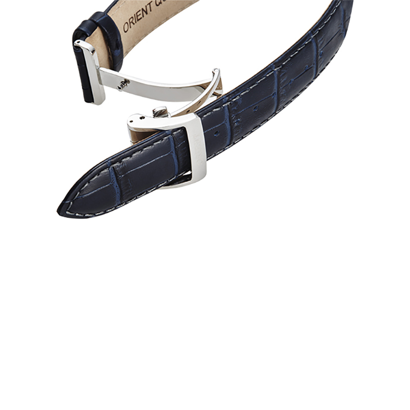 Orient FAK00005D0 Classic Sun and Moon zegarek męski klasyczny szafirowe - miniatura 8