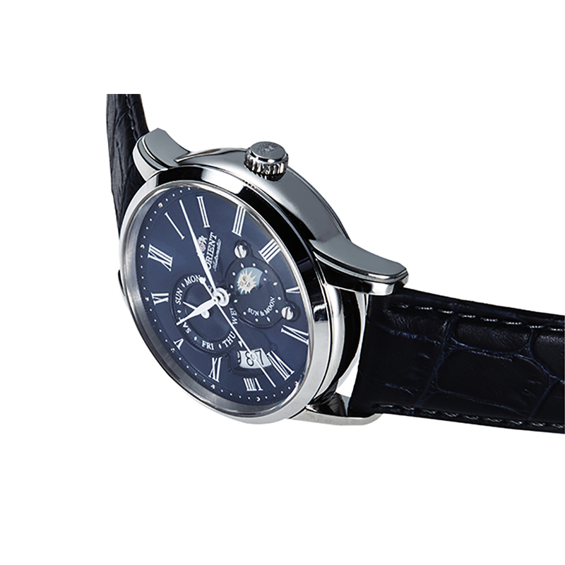 Orient FAK00005D0 zegarek srebrny klasyczny Classic pasek - miniatura 5