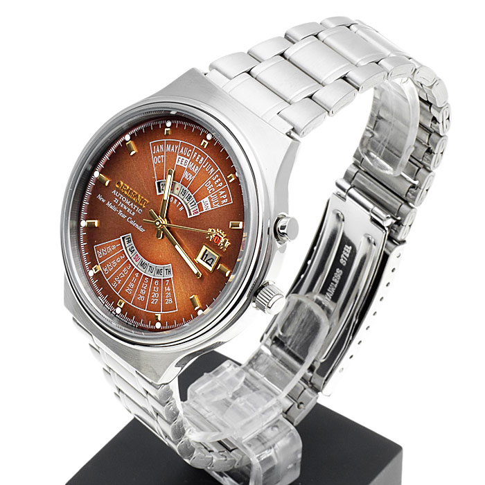 Orient FEU00002PW zegarek męski Contemporary srebrny