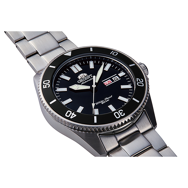 Orient RA-AA0008B19B zegarek srebrny klasyczny Sports bransoleta - miniatura 5