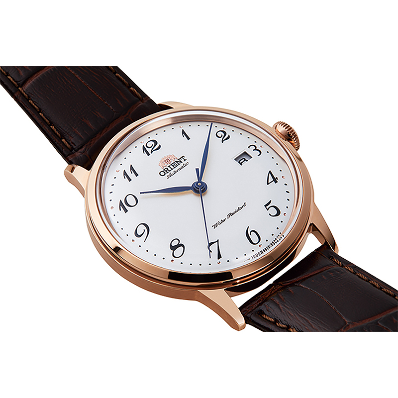 Orient RA-AC0001S10B zegarek różowe złoto klasyczny Classic pasek - miniatura 5