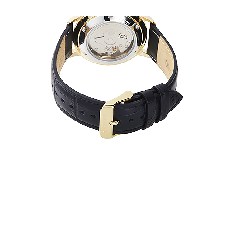 Orient RA-AC0E03S10B zegarek złoty klasyczny Contemporary pasek - miniatura 5
