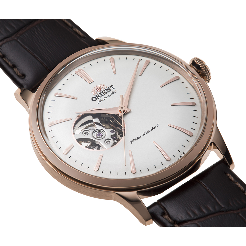 Orient RA-AG0001S10B zegarek różowe złoto klasyczny Classic pasek - miniatura 5