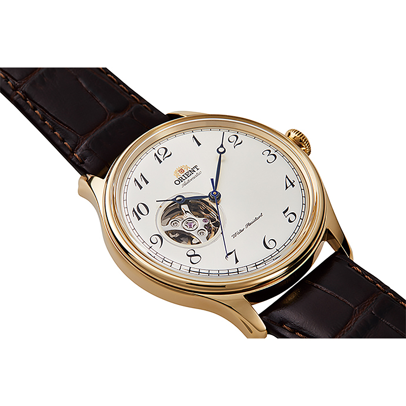 Orient RA-AG0013S10B zegarek złoty klasyczny Classic pasek - miniatura 5