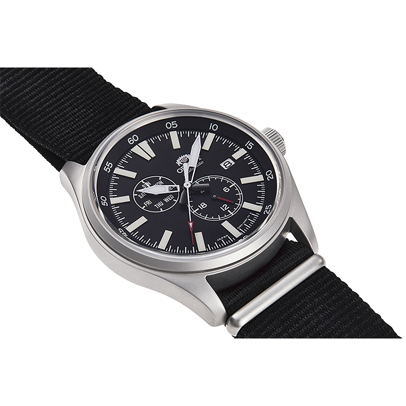 Orient RA-AK0404B10B zegarek srebrny klasyczny Sports pasek - miniatura 5