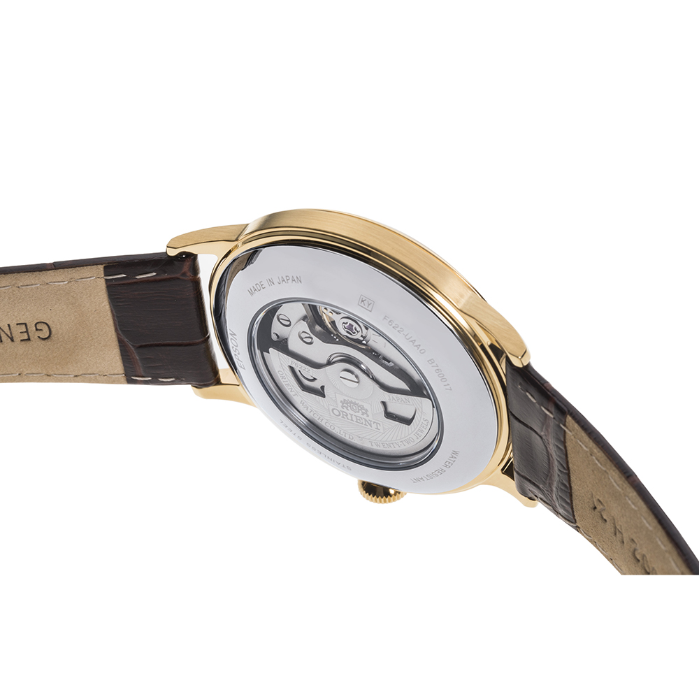 Orient RA-AP0004S10B zegarek złoty klasyczny Classic pasek - miniatura 8