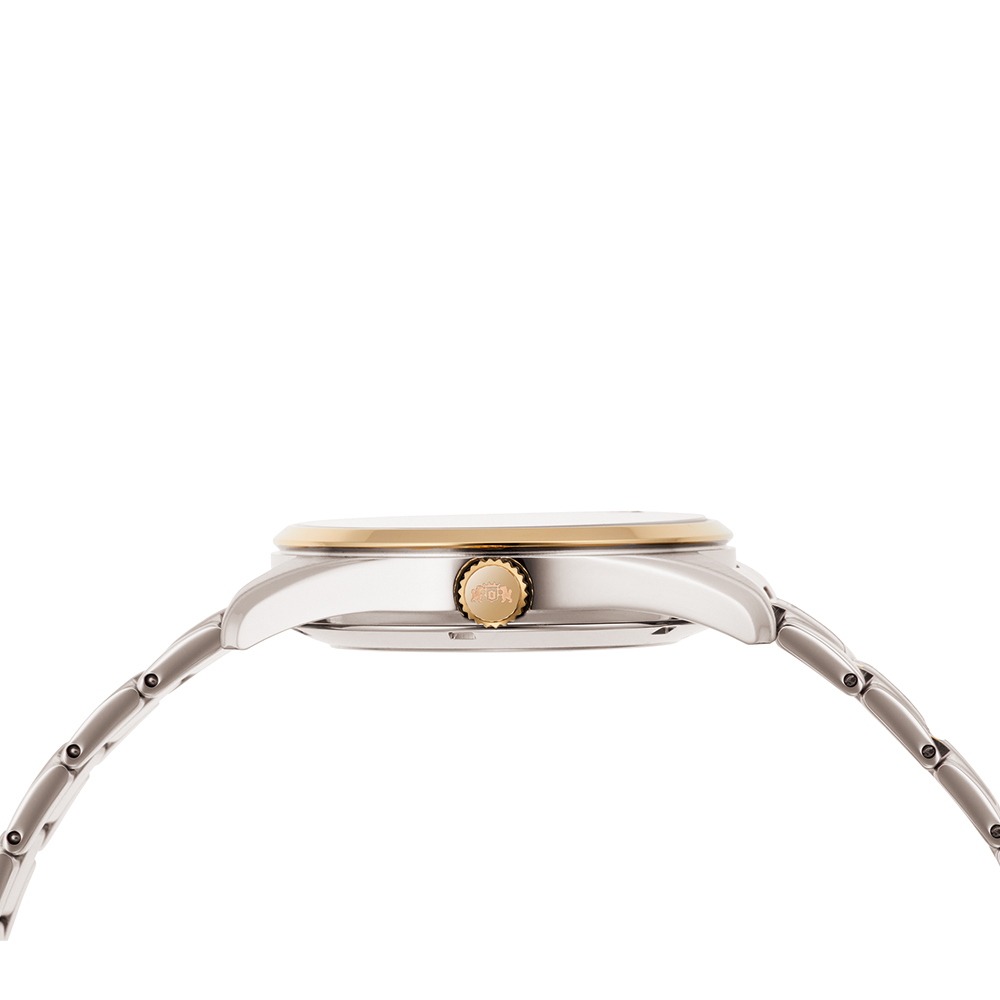 Orient RA-AR0001S10B zegarek srebrny elegancki Contemporary bransoleta