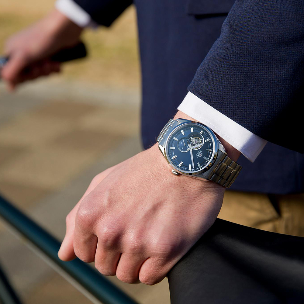 Orient RA-AR0003L10B Contemporary Mechanical Automatic Contemporary klasyczny zegarek srebrny