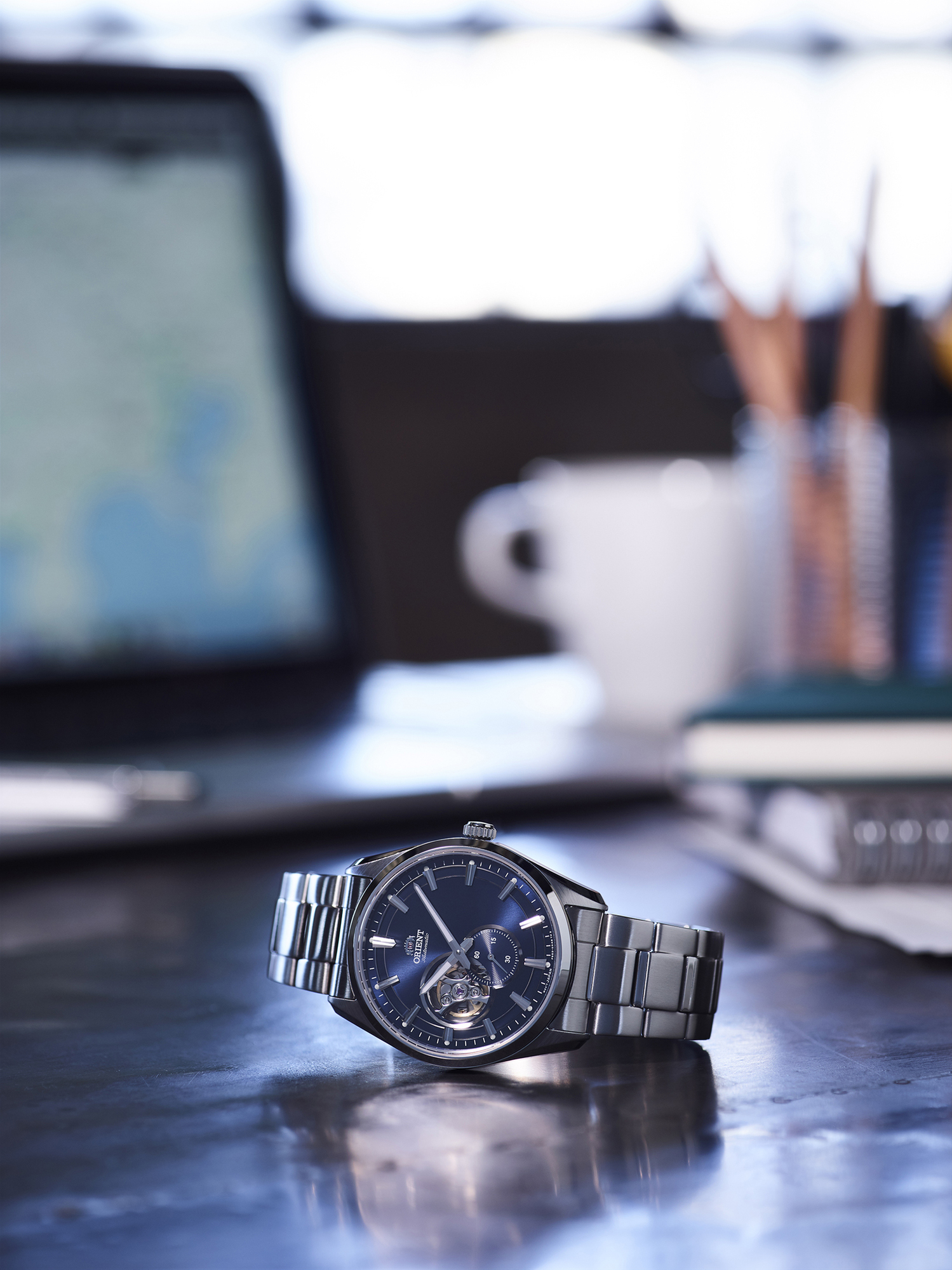 Orient RA-AR0003L10B Contemporary Contemporary Mechanical Automatic zegarek męski klasyczny szafirowe