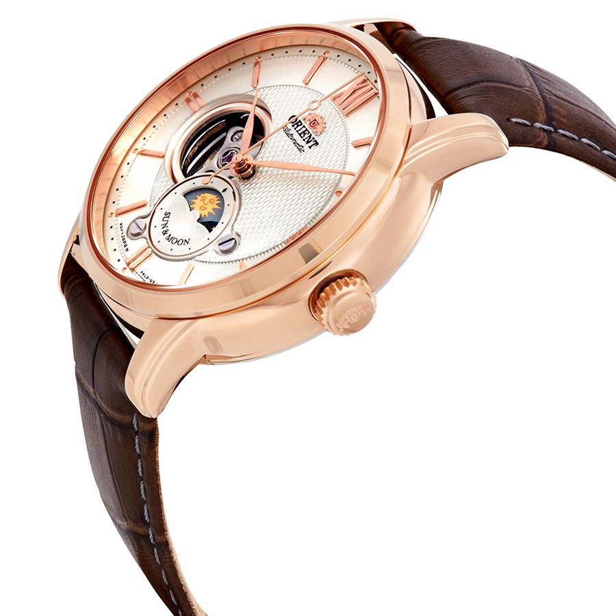 Orient RA-AS0003S10B zegarek różowe złoto klasyczny Classic pasek - miniatura 5
