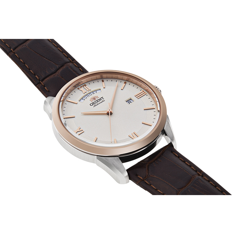 Orient RA-AX0006S0HB zegarek srebrny klasyczny Contemporary pasek - miniatura 5