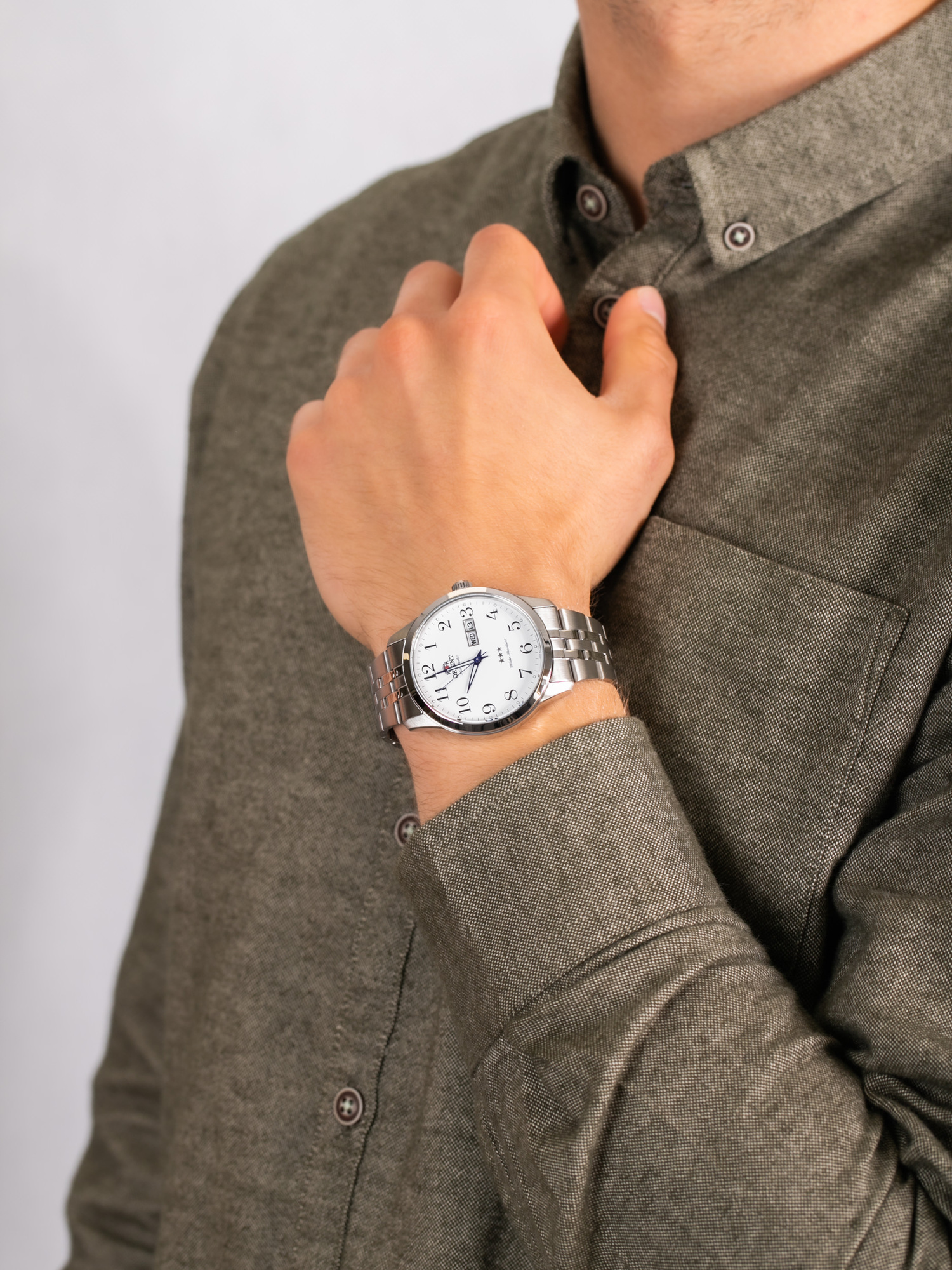 Orient FAB0B002W9 męski zegarek Classic bransoleta - miniatura 3