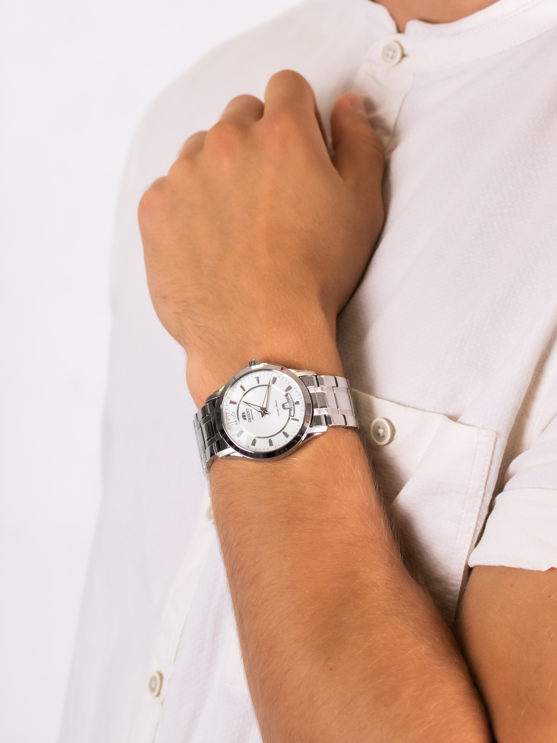 Orient FEV0M001WT męski zegarek Classic bransoleta - miniatura 3