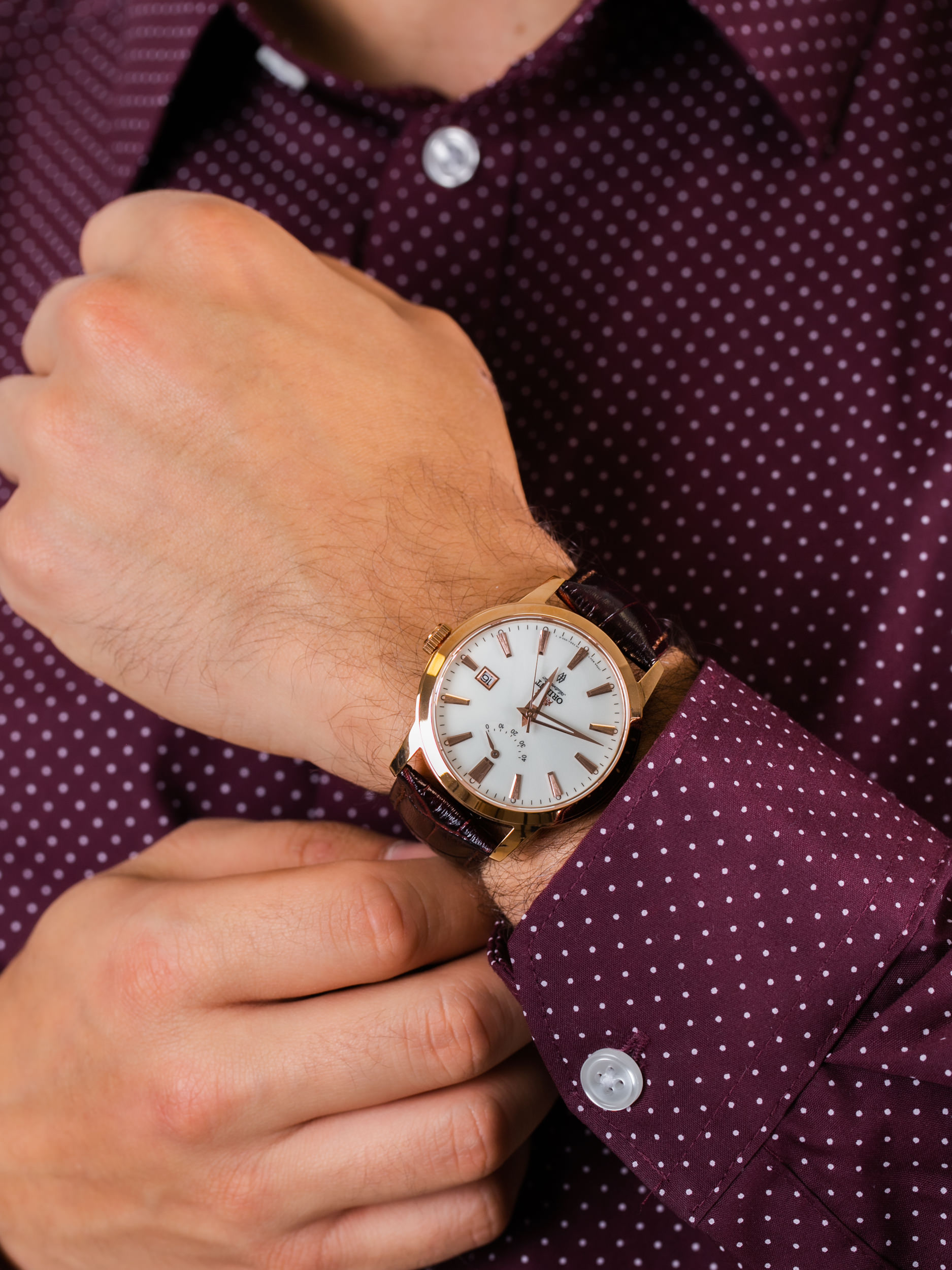 Orient FFD0J001W0 męski zegarek Classic pasek - miniatura 3
