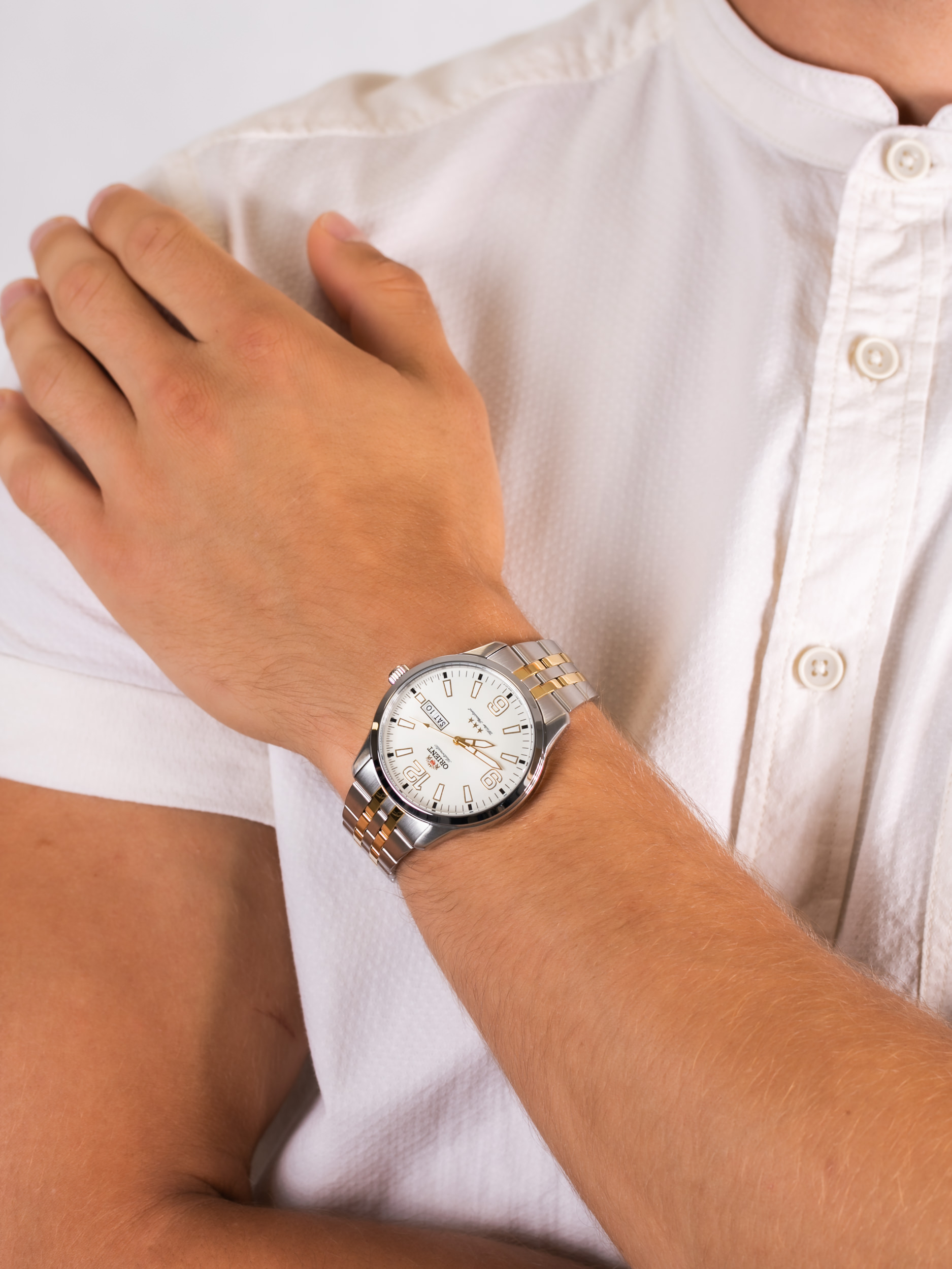 Orient RA-AB0006S19B męski zegarek Classic bransoleta - miniatura 3