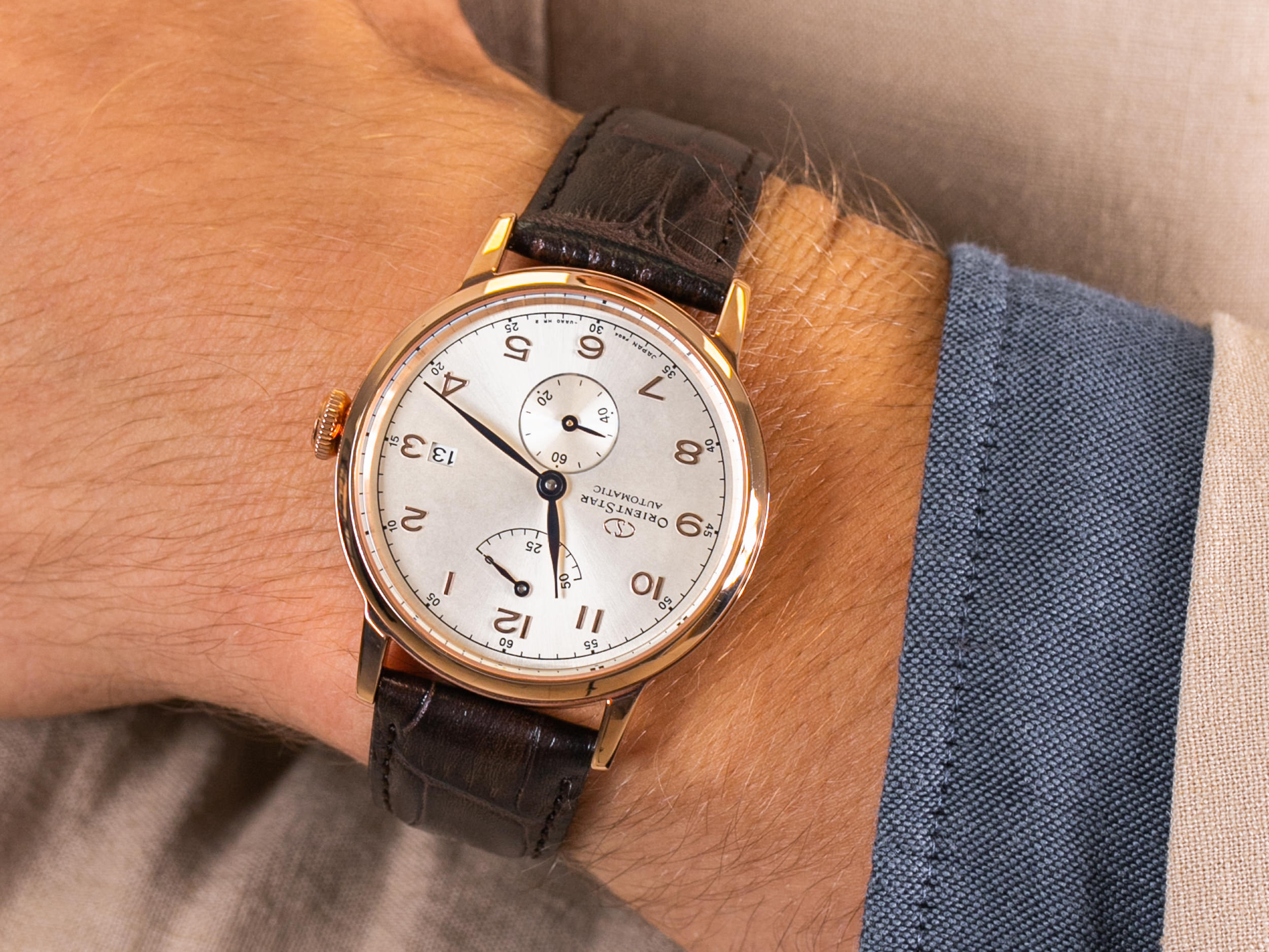 Orient Star RE-AW0003S00B Heritage Gothic Automatic zegarek klasyczny Classic - miniatura 4