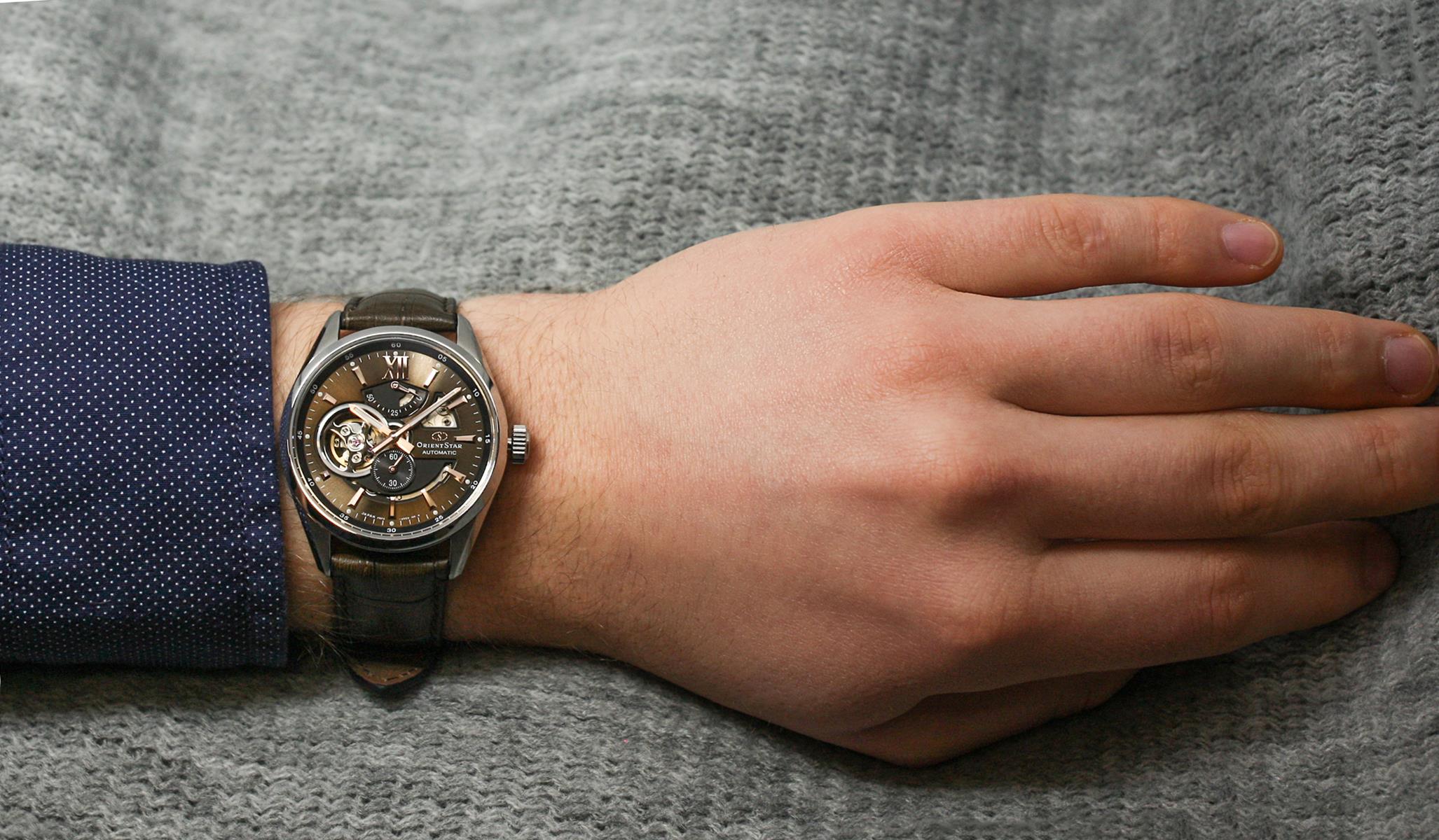 Orient Star RE-AV0006Y00B zegarek męski klasyczny Contemporary pasek - miniatura 10