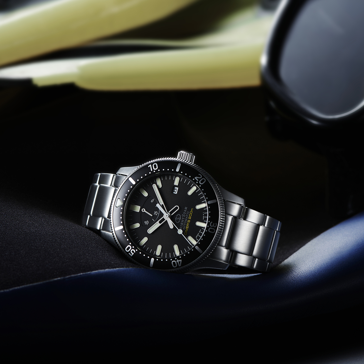 Orient Star RE-AU0301B00B zegarek srebrny klasyczny Sports bransoleta - miniatura 5