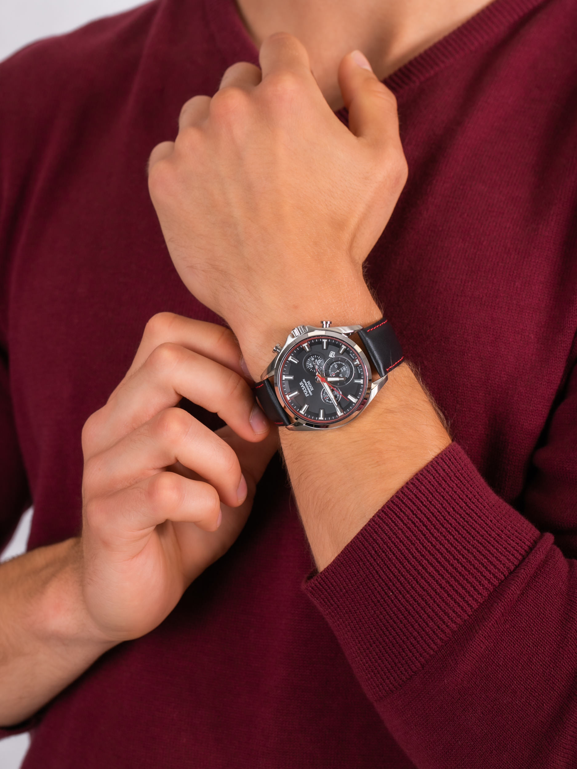 zegarek Pulsar PT3A27X1 męski z chronograf Sport - miniatura 3