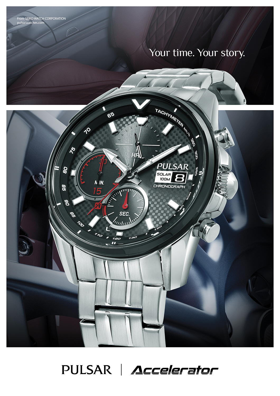 Pulsar PZ6027X1 zegarek Sport z chronograf - miniatura 8