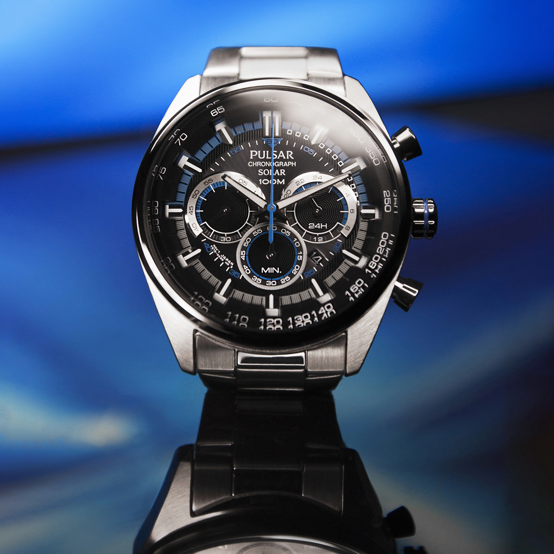 zegarek Pulsar PX5019X1 solar męski WRC Solar Chronograph - miniatura 6