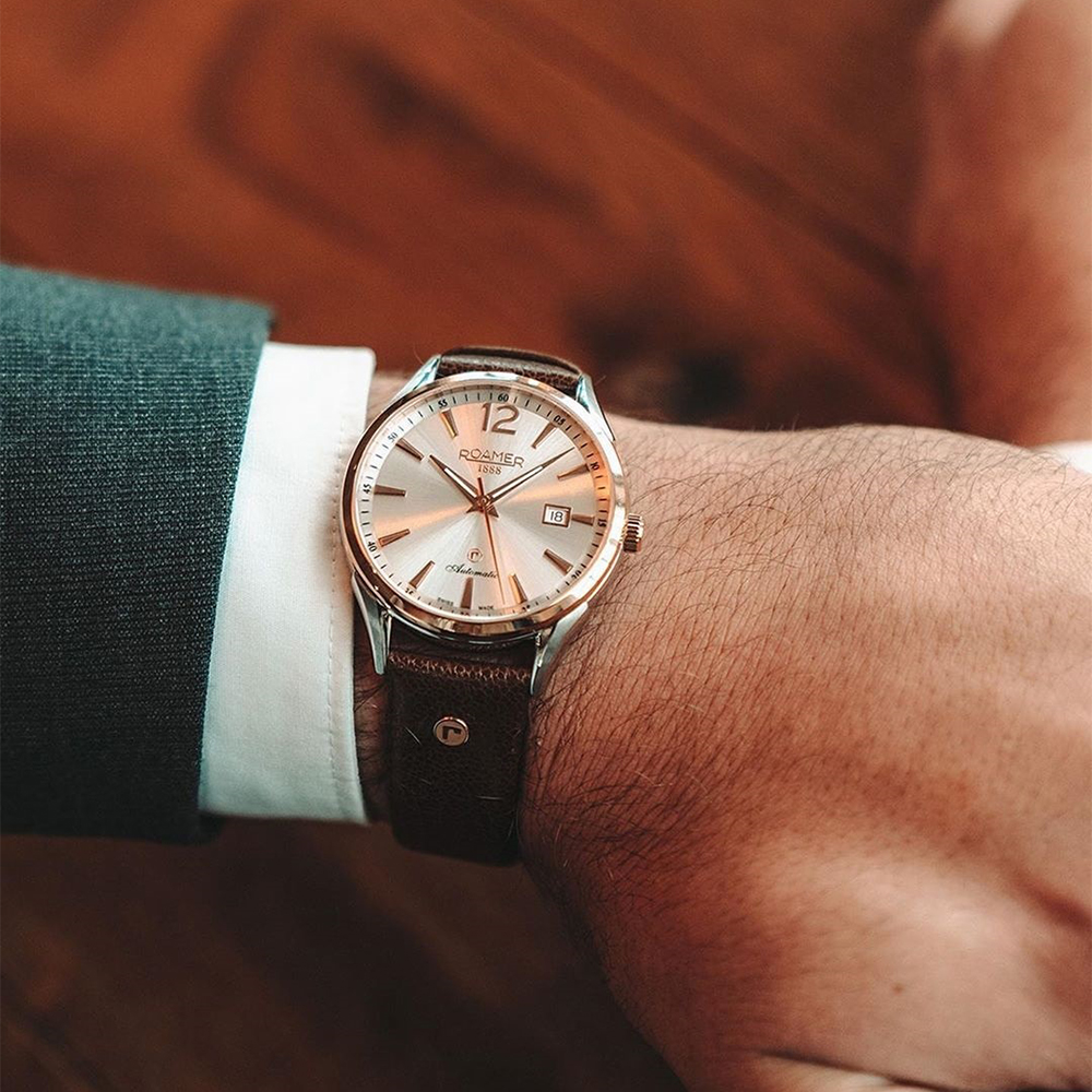 Roamer 550660.49.25.05 zegarek męski Classic Line - miniatura 2