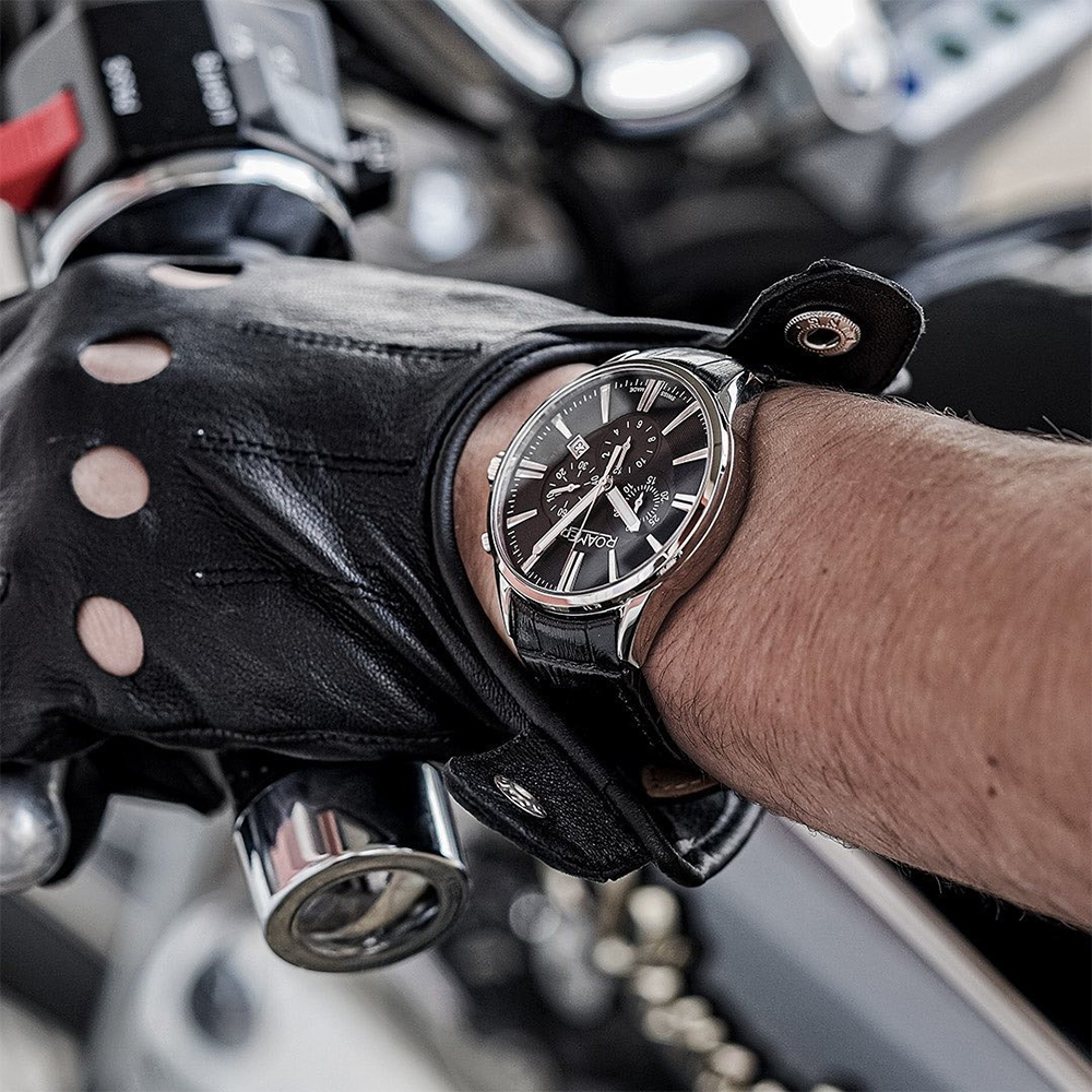 zegarek Roamer 508837.41.55.05 męski z chronograf Superior - miniatura 3