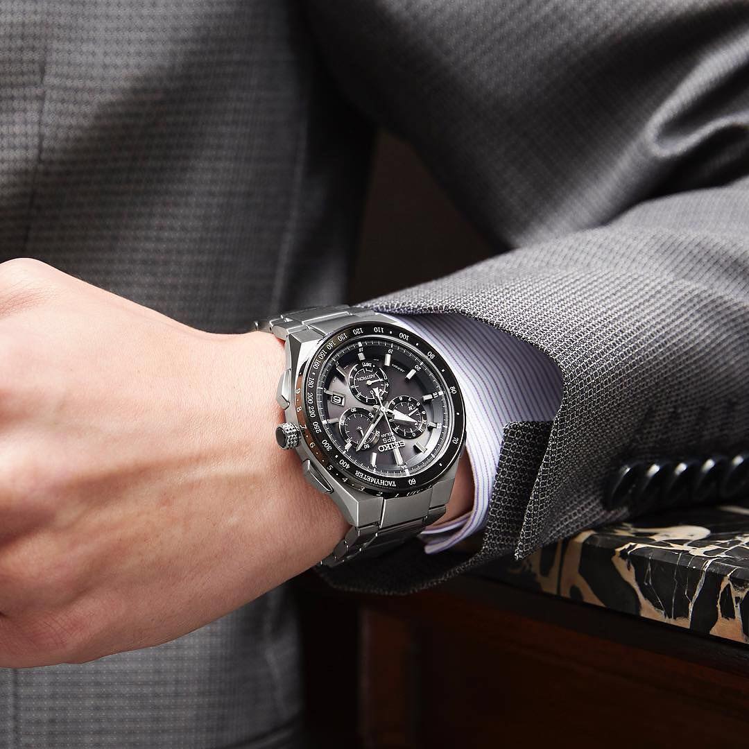 Seiko SSE129J1 zegarek męski Astron - miniatura 2