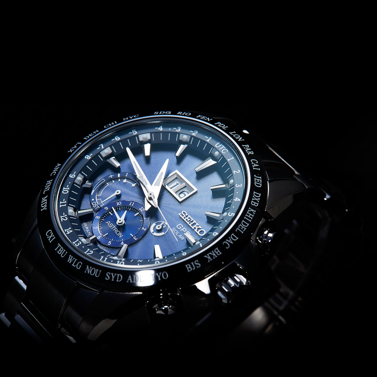 Seiko SSE147J1 Astron GPS Solar zegarek luksusowy Astron - miniatura 4