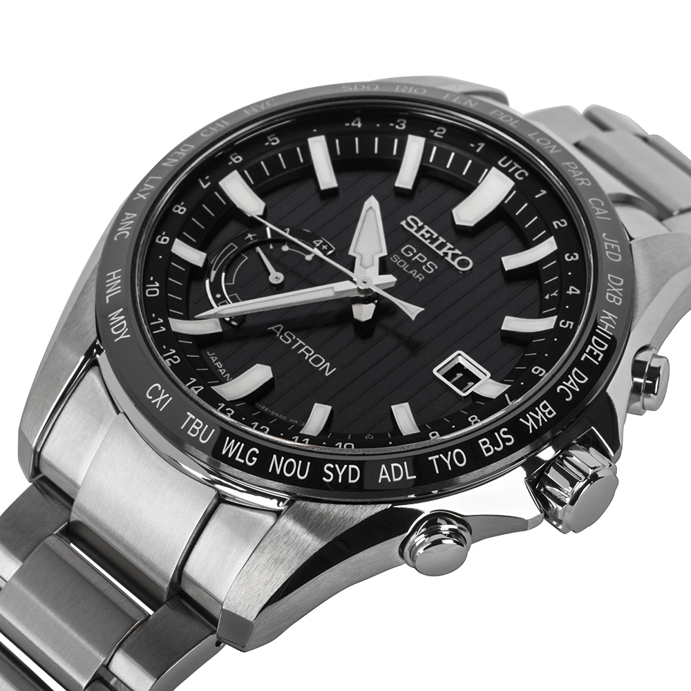 Seiko SSE161J1 męski zegarek Astron bransoleta - miniatura 3