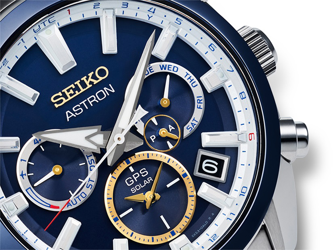 zegarek Seiko SSH045J1 srebrny Astron - miniatura 7