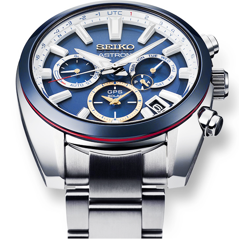 zegarek Seiko SSH045J1 solar męski Astron Astron GPS Solar Novak Djokovic 2020 Limited Edition - miniatura 6