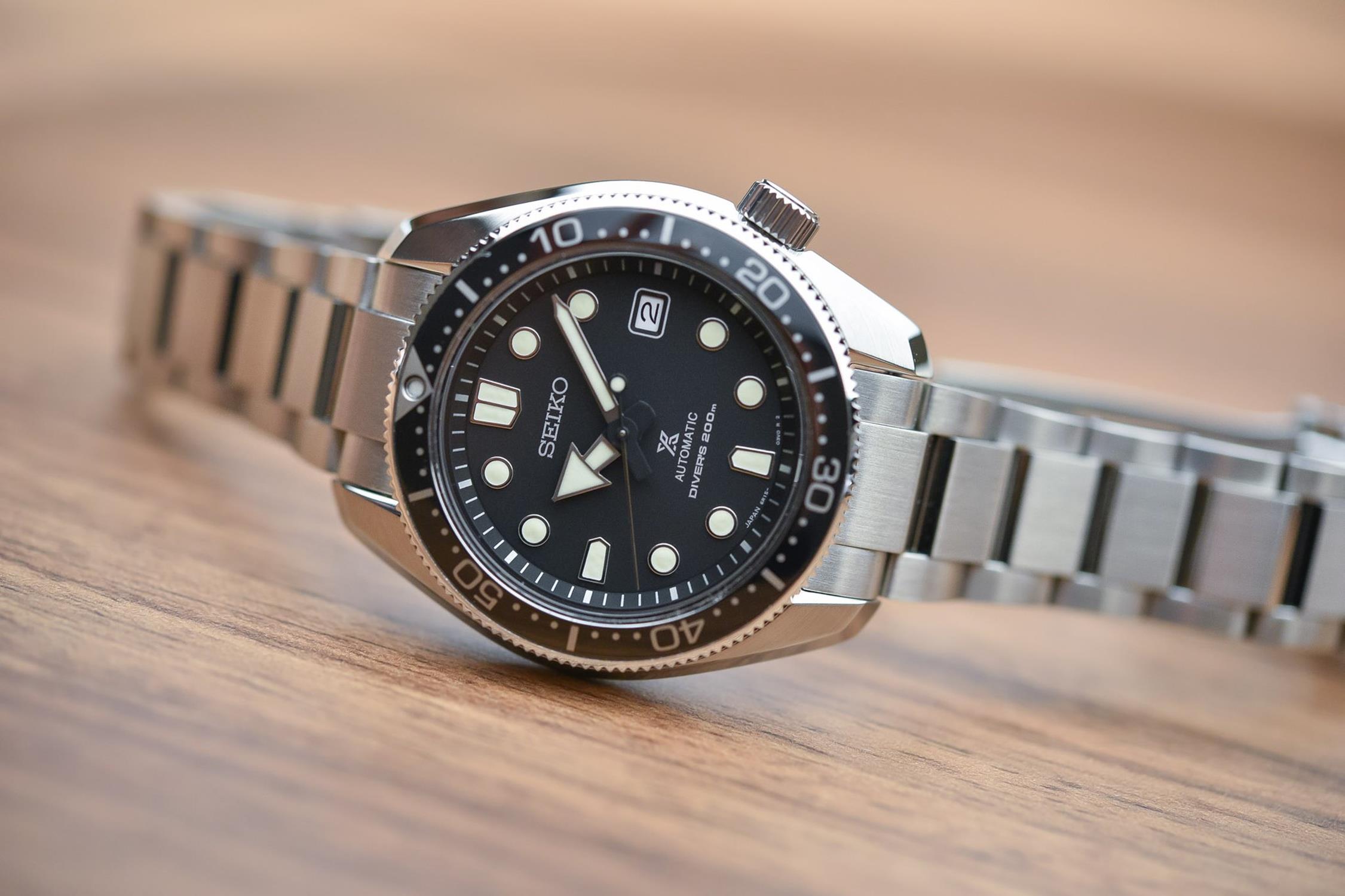 Seiko SPB077J1 Prospex Prospex 1968 Divers 200m Automatic zegarek męski klasyczny szafirowe - miniatura 8