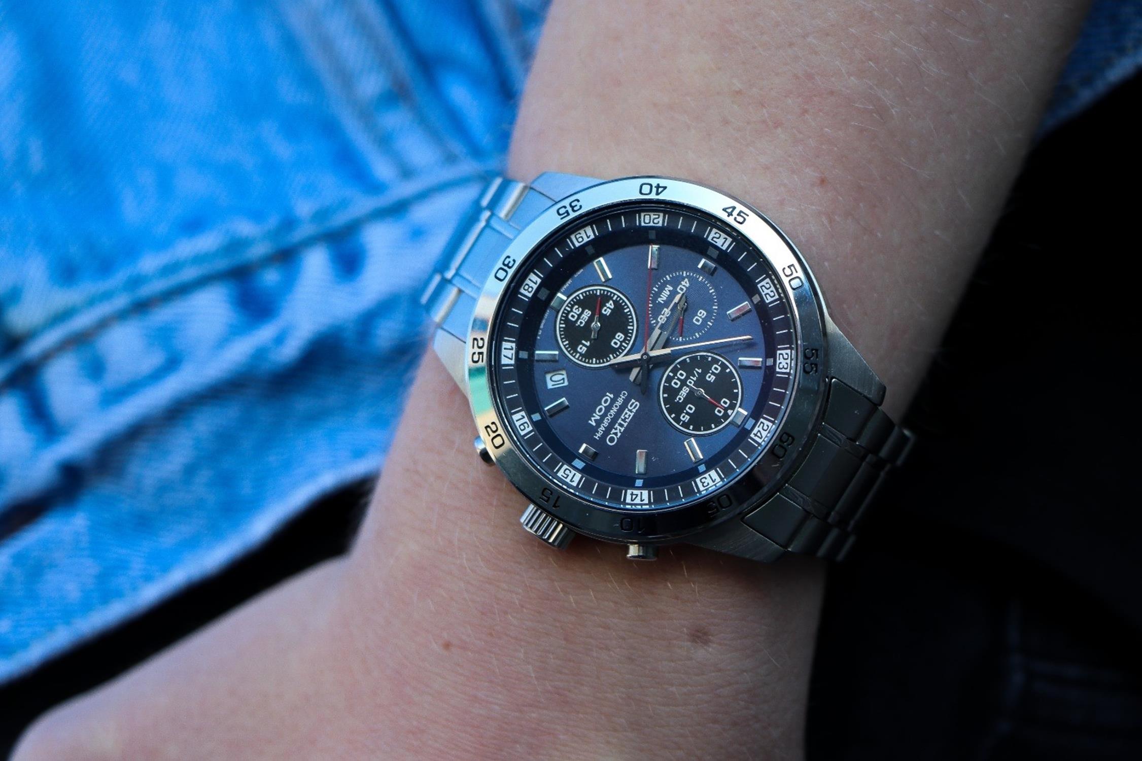 Seiko SKS639P1 zegarek męski Chronograph - miniatura 2