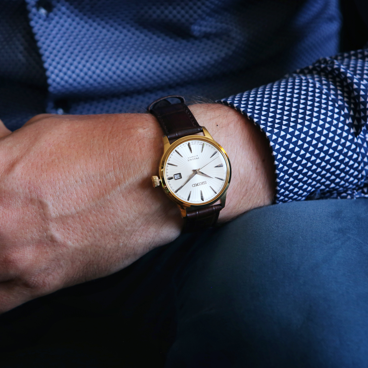 Seiko SUR284P1 zegarek męski Classic - miniatura 2