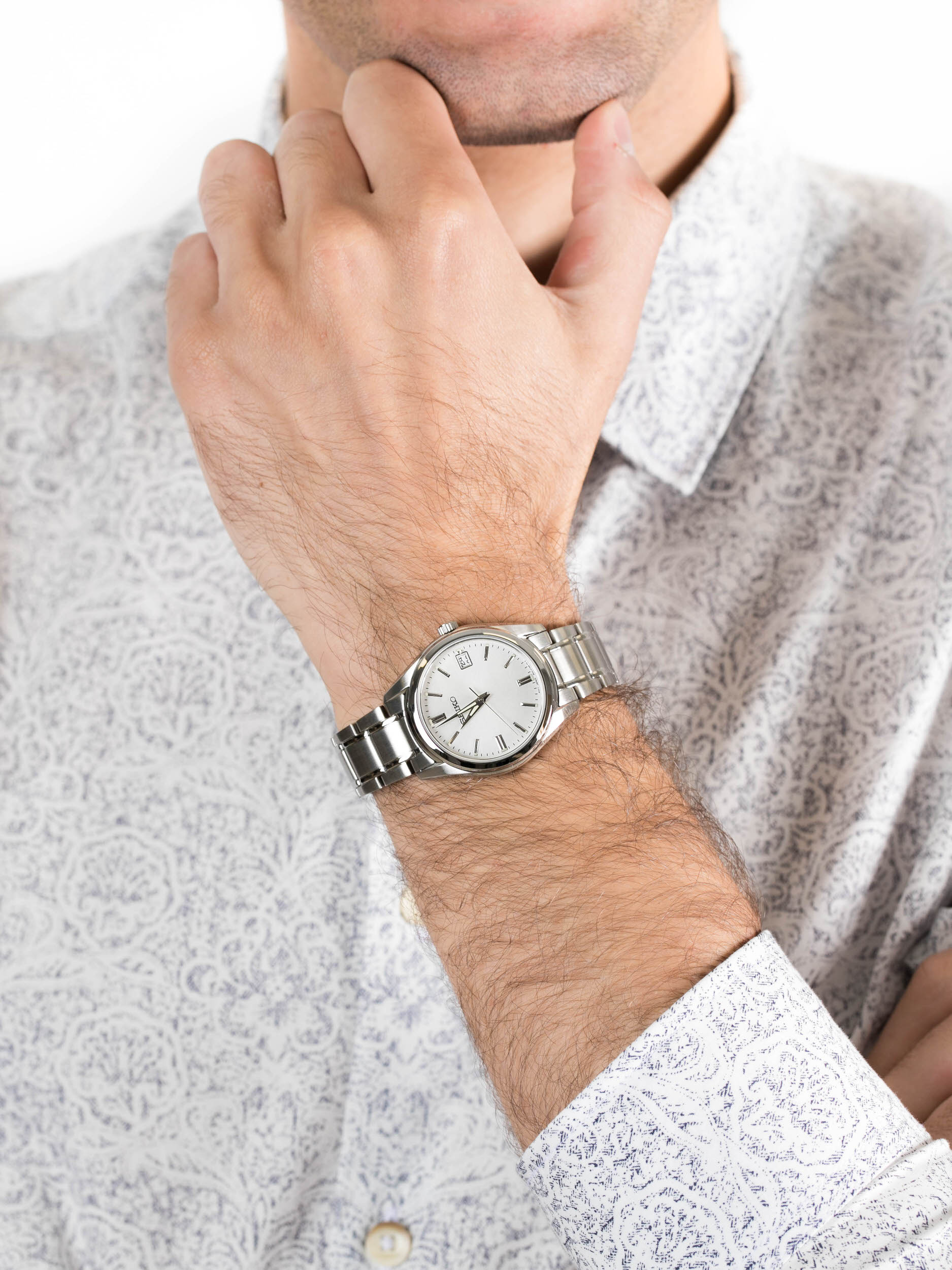 Seiko SUR315P1 męski zegarek Classic bransoleta - miniatura 3