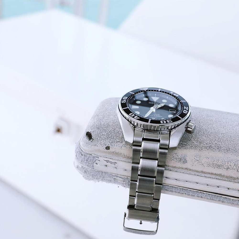 Seiko SBDC031 męski zegarek Divers bransoleta - miniatura 3