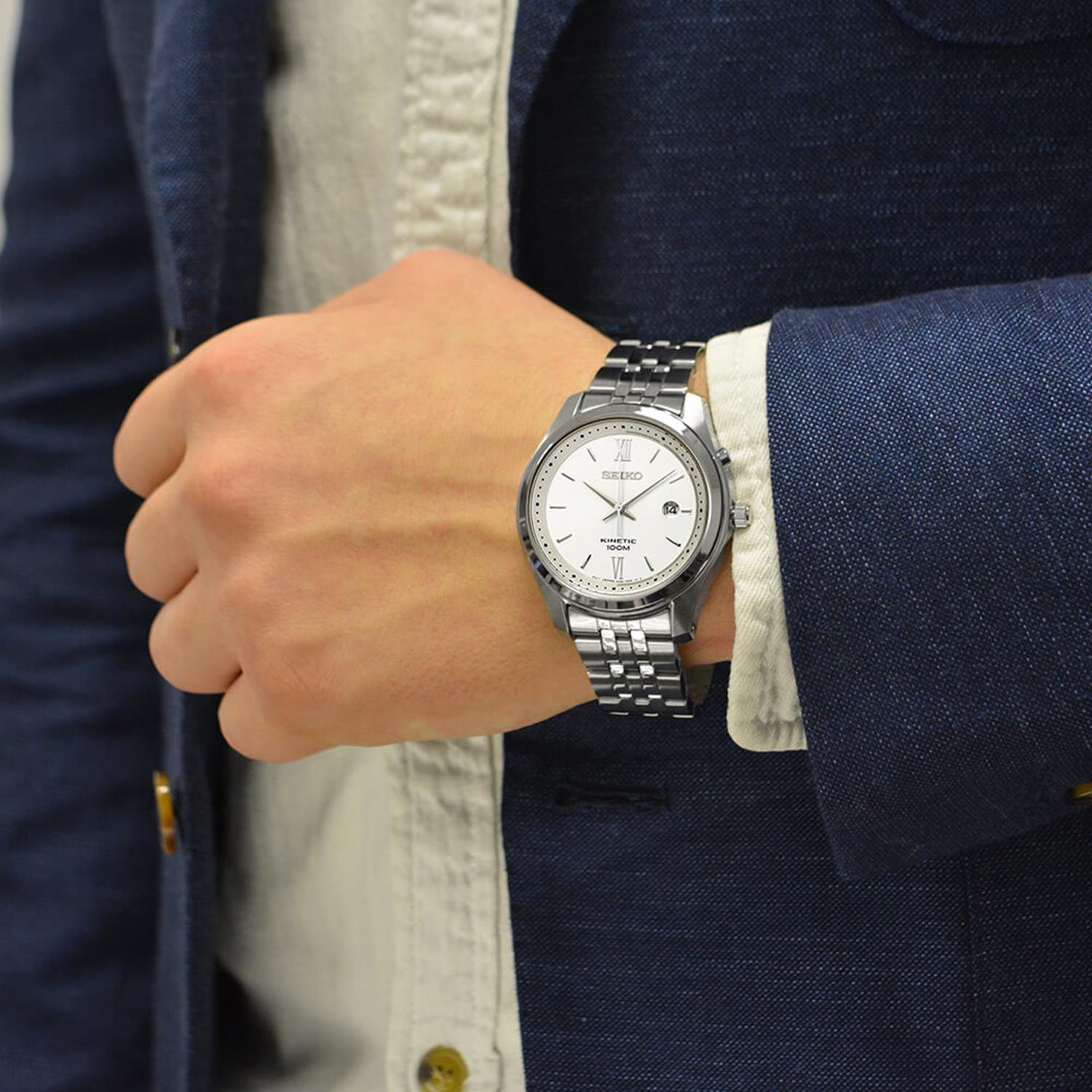 Seiko SKA767P1 zegarek męski Kinetic - miniatura 2
