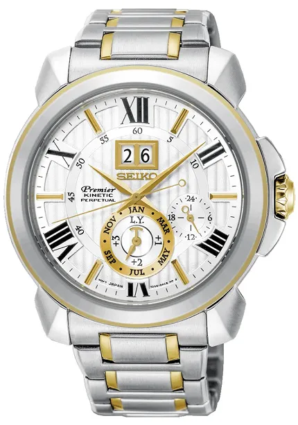 Seiko SNP152P1 Kinetic Premier Kinetic Perpetual - zdjęcie 1