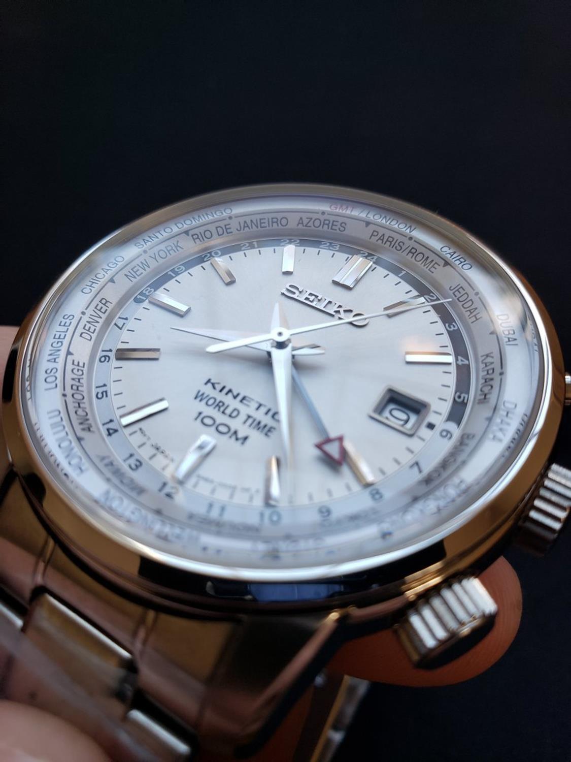 Seiko SUN067P1 zegarek męski Kinetic - miniatura 2