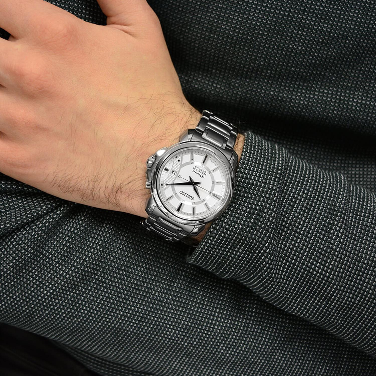 Seiko SNQ155P1 zegarek męski Premier - miniatura 2