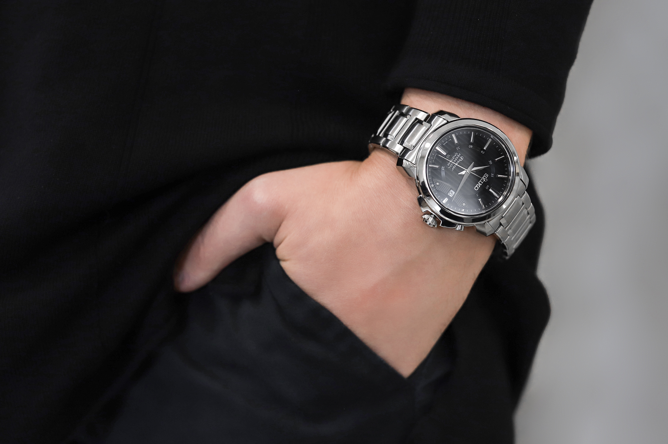 Seiko SNQ159P1 męski zegarek Premier bransoleta - miniatura 6