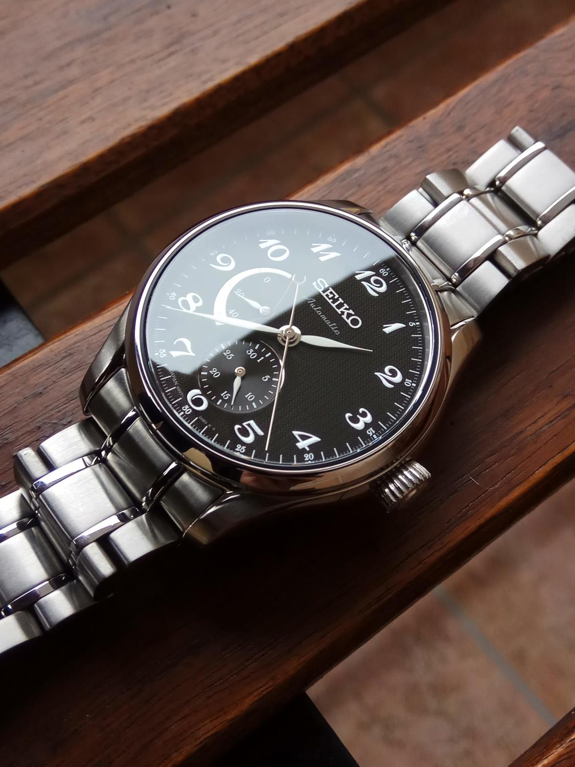 Seiko SPB043J1 męski zegarek Presage bransoleta - miniatura 3