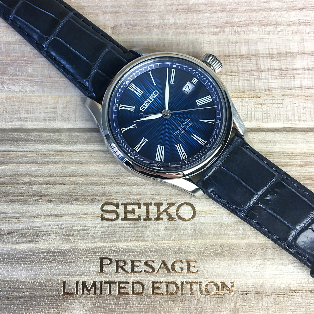Seiko SPB075J1 męski zegarek Presage pasek - miniatura 3