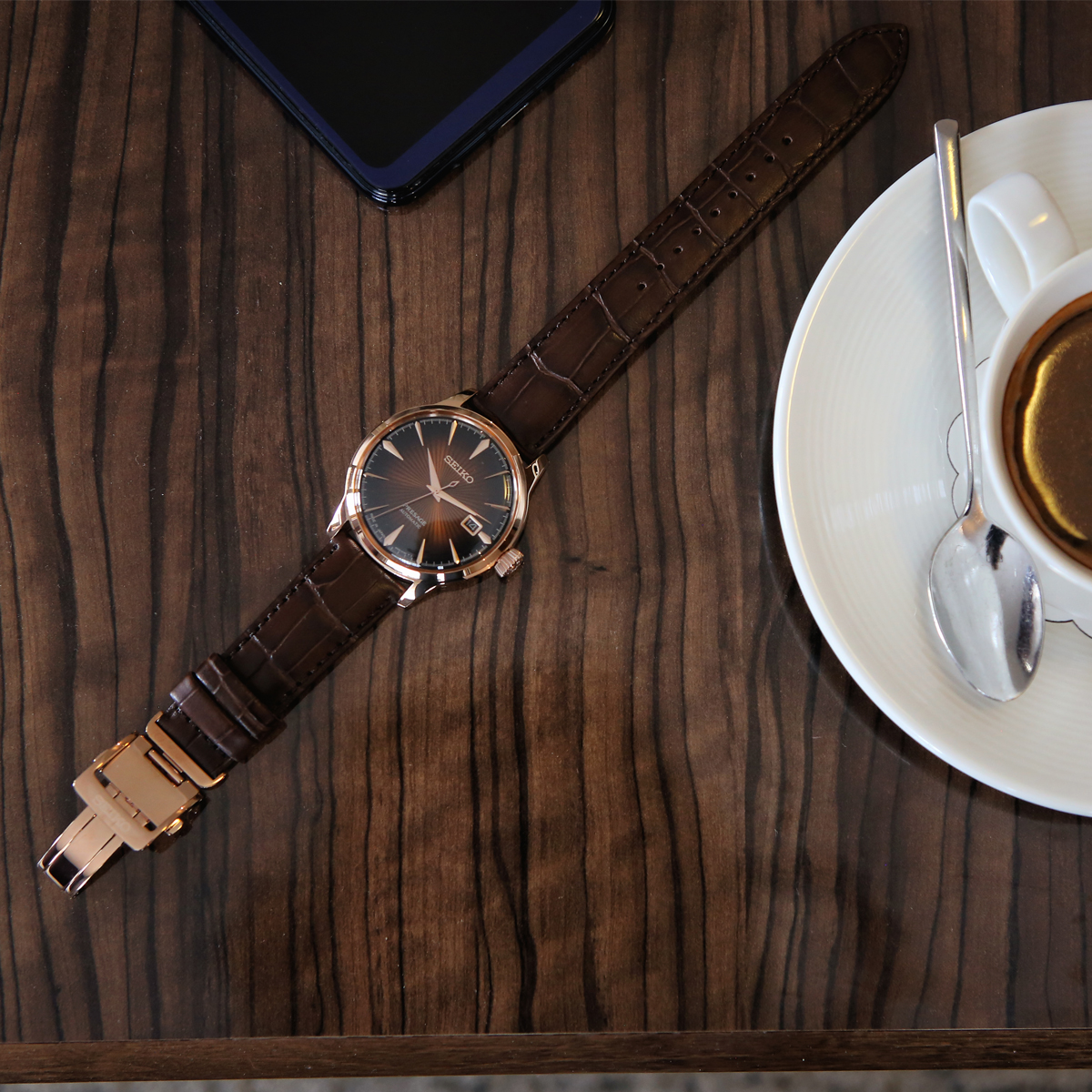 zegarek Seiko SRPB46J1 automatyczny męski Presage Presage Automatic Cocktail Time - miniatura 6