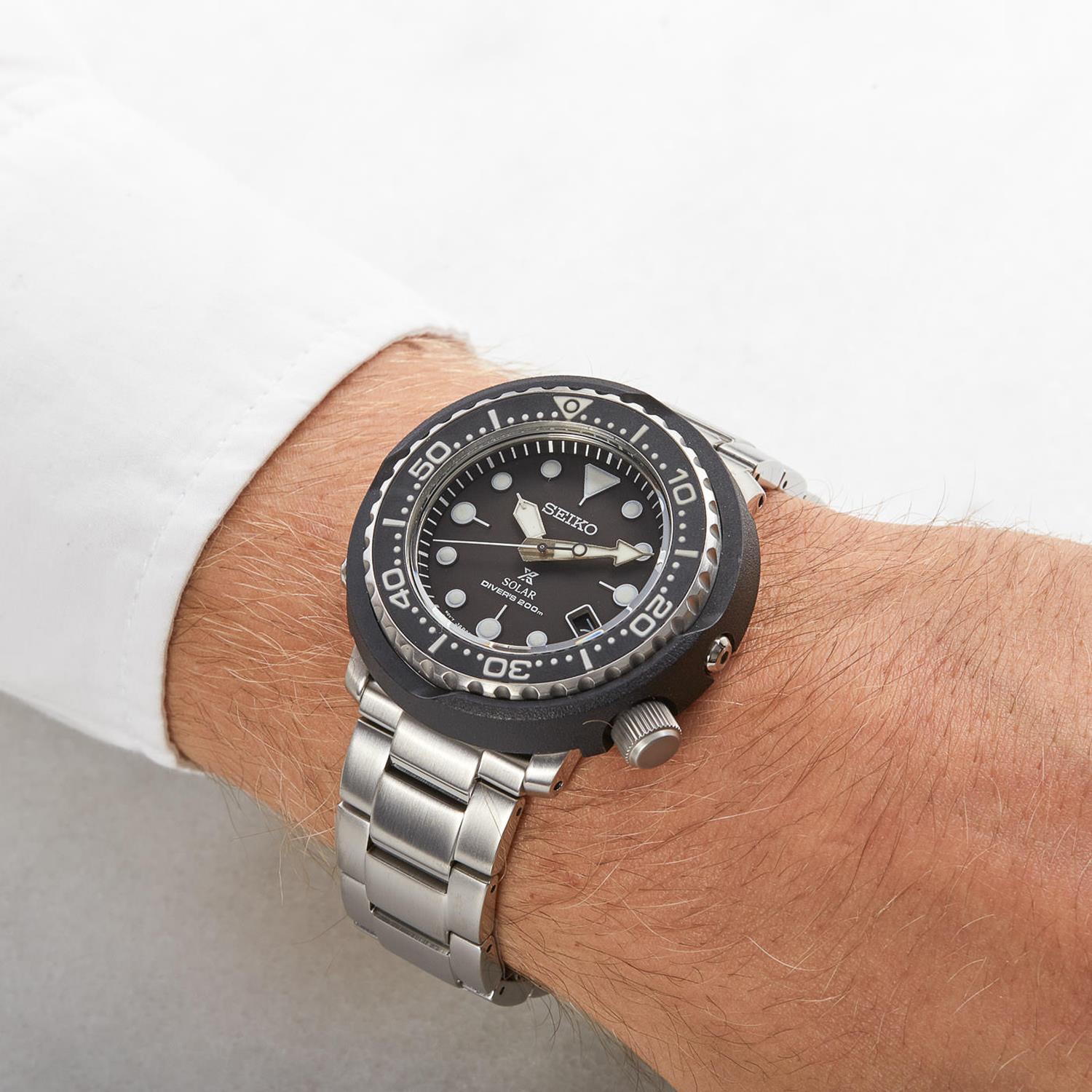 Seiko SNE497P1 męski zegarek Prospex bransoleta - miniatura 3