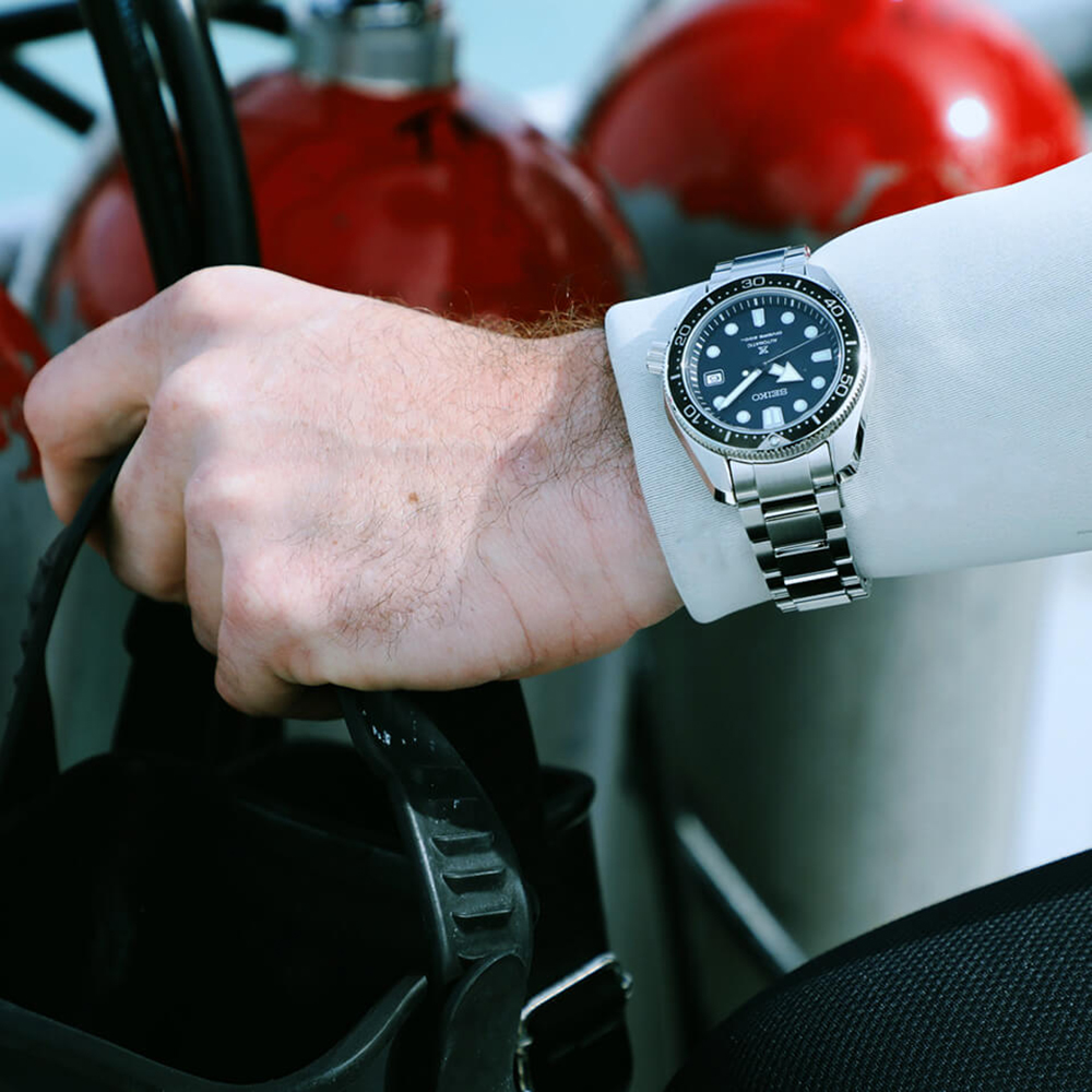 zegarek Seiko SPB077J1 automatyczny męski Prospex Prospex 1968 Divers 200m Automatic - miniatura 6