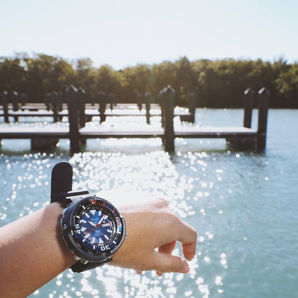 Seiko SRPA83K1 męski zegarek Prospex pasek - miniatura 3