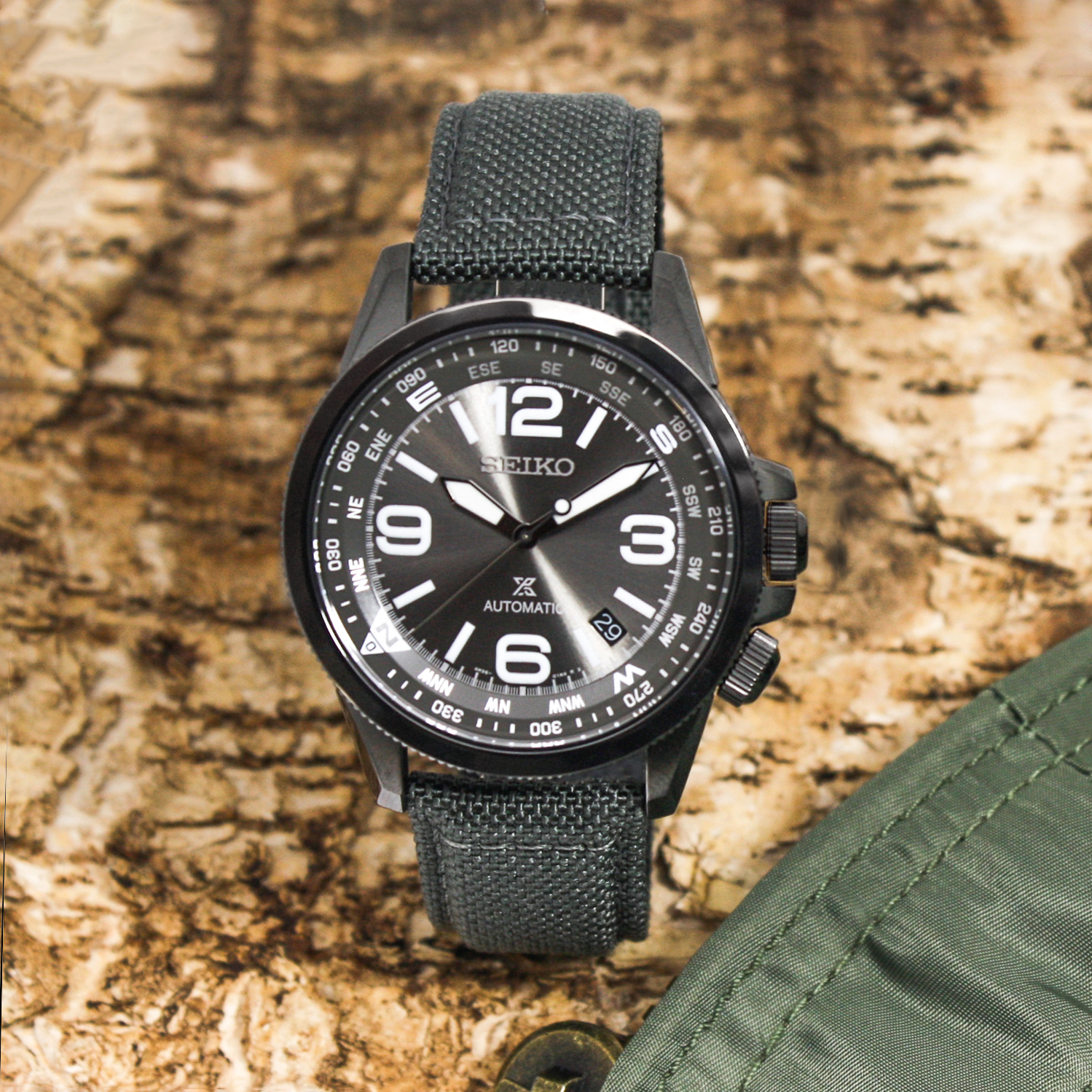 Seiko SRPC29K1 Prospex Landmaster Automatic zegarek klasyczny Prospex - miniatura 4