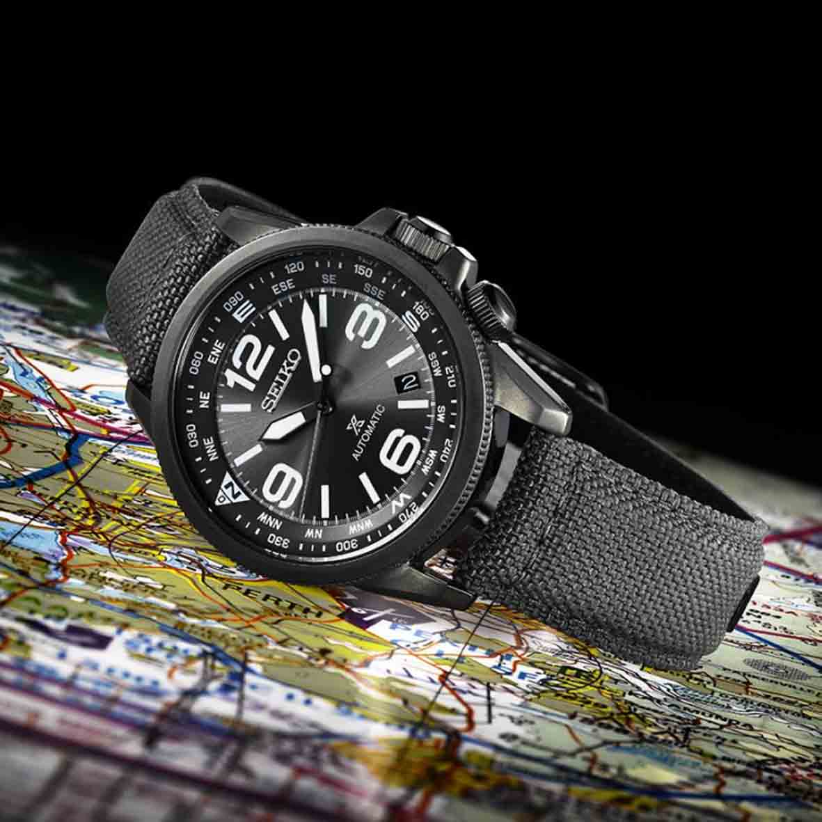 zegarek Seiko SRPC29K1 Prospex Landmaster Automatic męski z kompas Prospex - miniatura 3